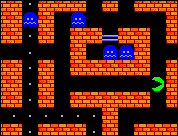 Screenshot of the java game: PacMan